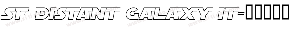 SF Distant Galaxy It字体转换